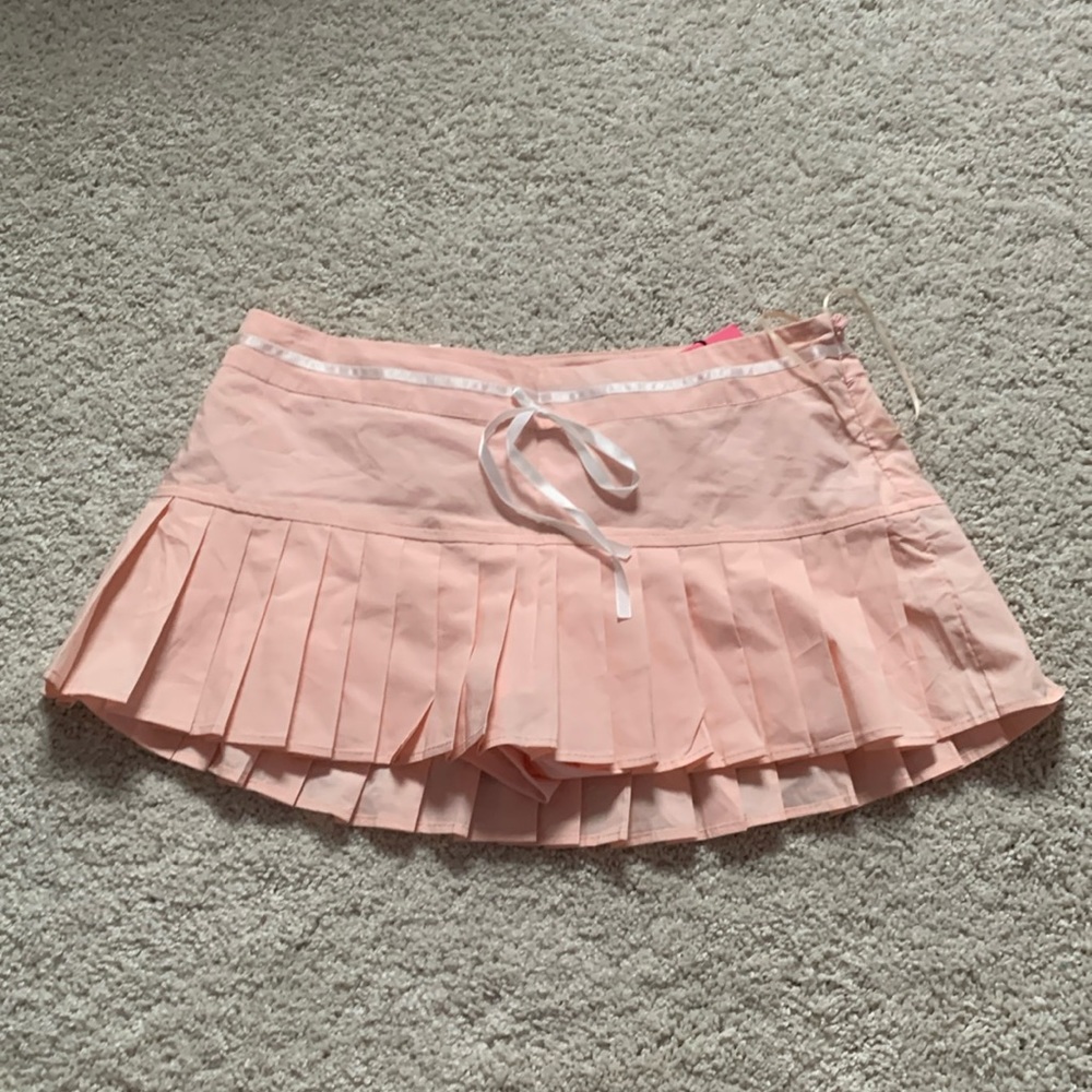 edikted pink mini skirt